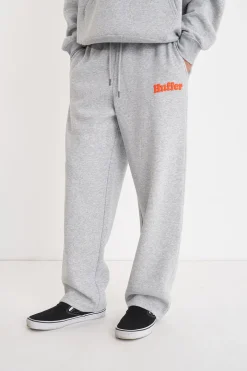 MENS WIDE TRACKPANT/GARF GREY MARLE
