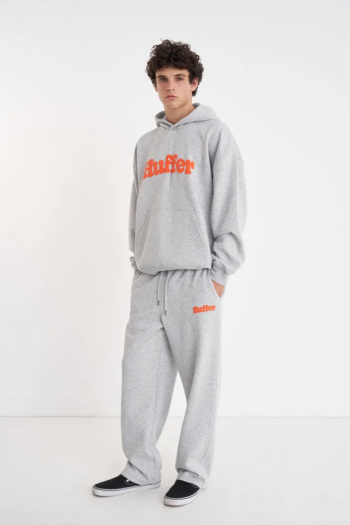 MENS WIDE TRACKPANT/GARF GREY MARLE