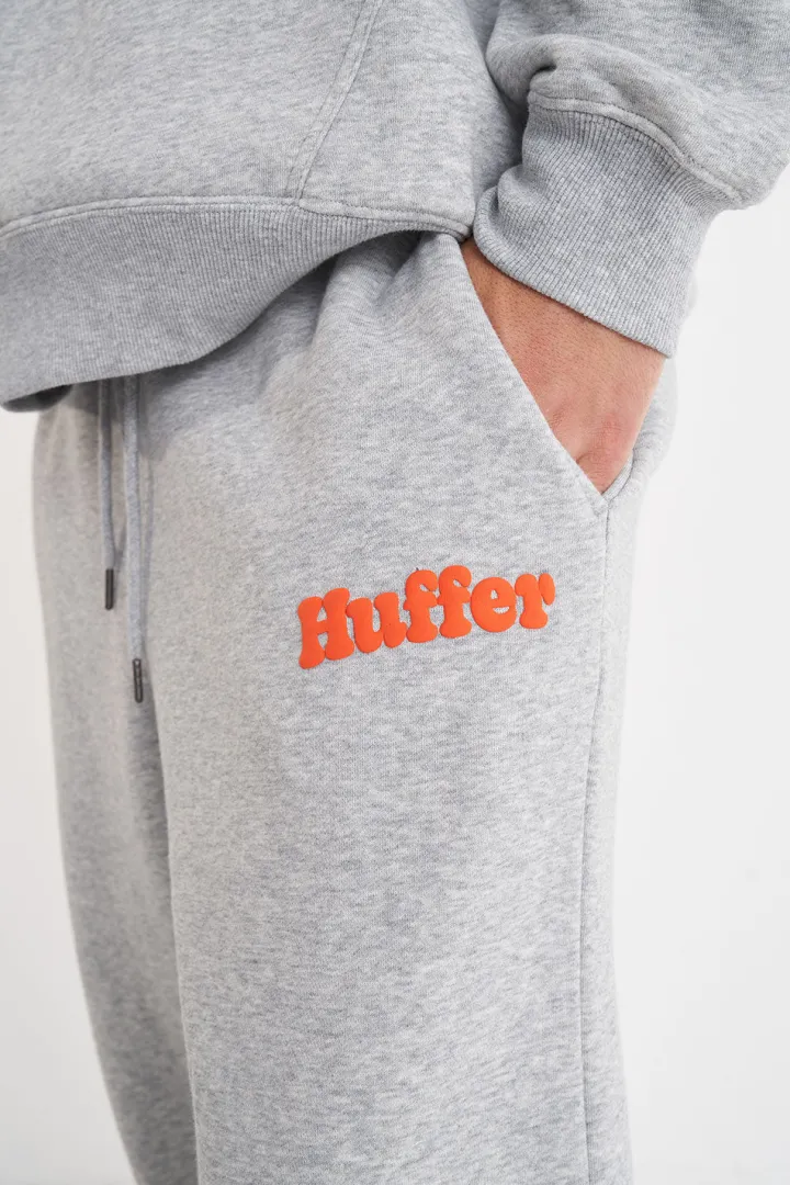 MENS WIDE TRACKPANT/GARF GREY MARLE