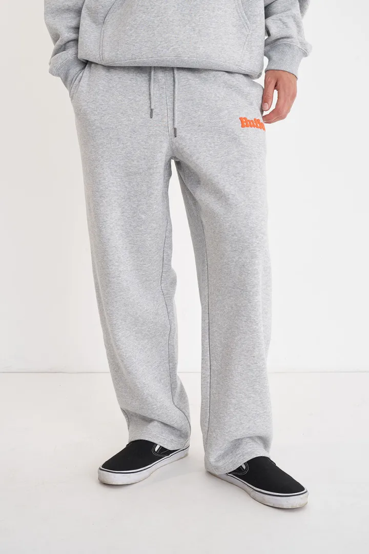 MENS WIDE TRACKPANT/GARF GREY MARLE