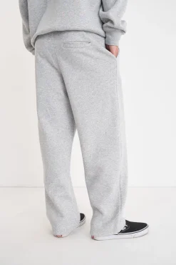 MENS WIDE TRACKPANT/GARF GREY MARLE