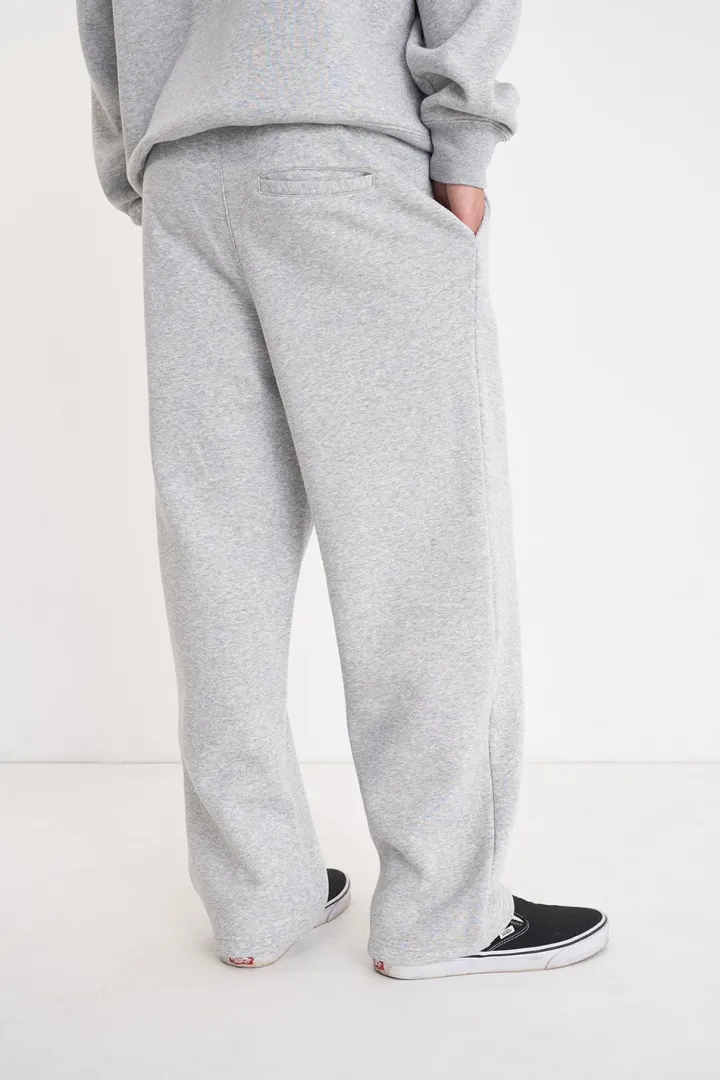 MENS WIDE TRACKPANT/GARF GREY MARLE
