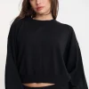 MERINO BELLA CROP KNIT BLACK