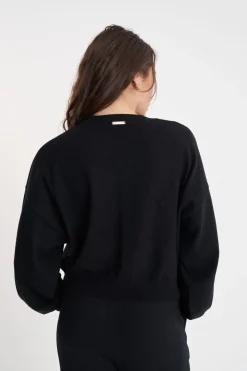 MERINO BELLA CROP KNIT BLACK