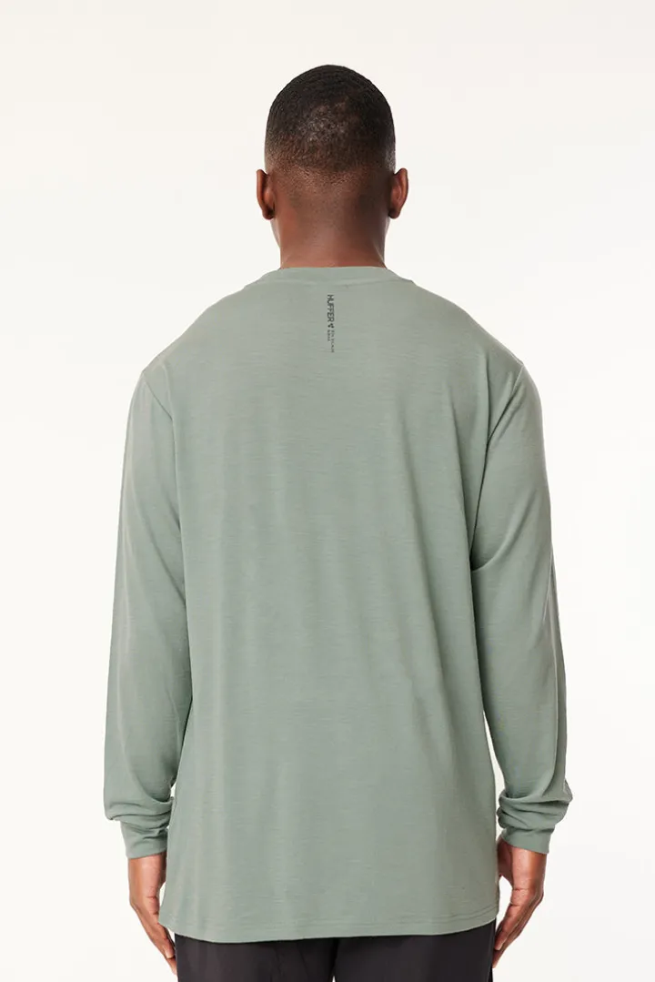 MERINO LS SUP TEE JADE