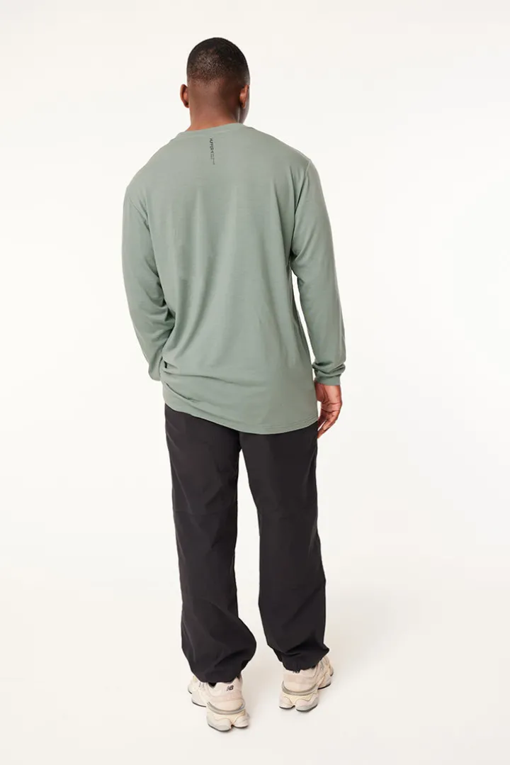 MERINO LS SUP TEE JADE