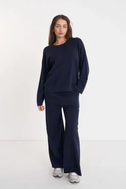 MERINO NEVE CREW MIDNIGHT