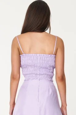MISA PUFF BANDEAU TOP HYACINTH