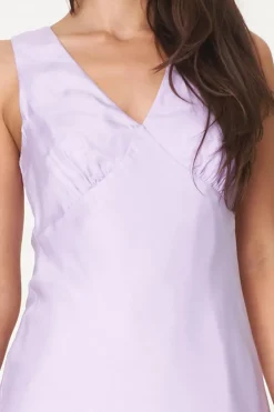 MISA SHIFT DRESS HYACINTH