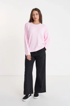 NEVE CREW PALE ROSE
