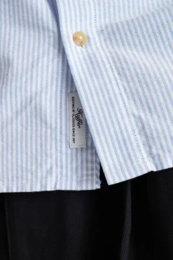 OXFORD LS SHIRT BLUE STRIPE