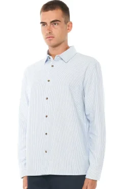 OXFORD LS SHIRT MID BLUE