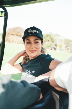 5 PANEL POLO CAP/PAR 97 GOLF GREEN