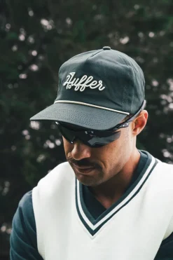 5 PANEL POLO CAP/PAR 97 GOLF GREEN