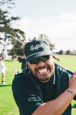 5 PANEL POLO CAP/PAR 97 GOLF GREEN