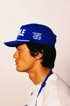 5 PANEL POLO CAP/PIE ROLLAS BLUE