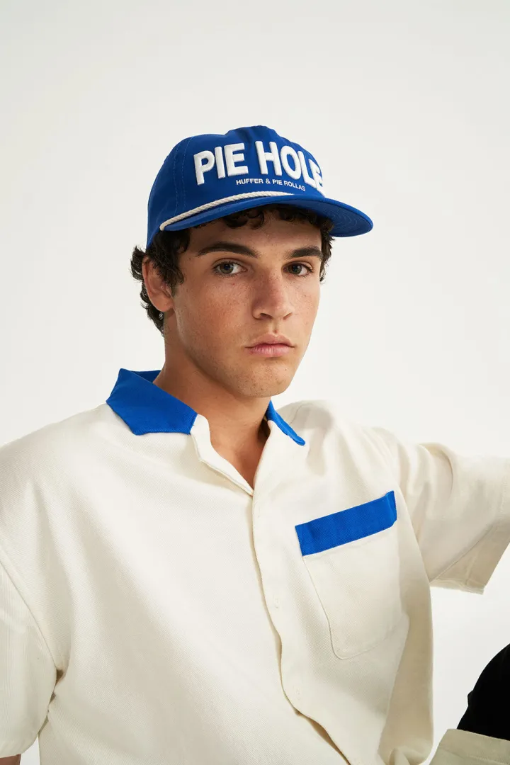 5 PANEL POLO CAP/PIE ROLLAS BLUE