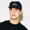 5 PANEL SNAPBACK/LIGHT BEAMS BLACK