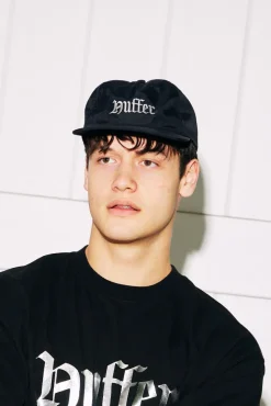 5 PANEL SNAPBACK/LIGHT BEAMS BLACK