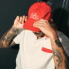 PARADE 5 PANEL CAP PARADE RED
