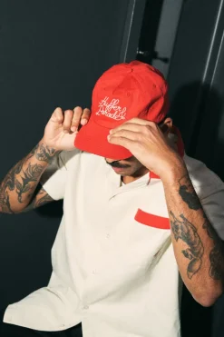PARADE 5 PANEL CAP PARADE RED