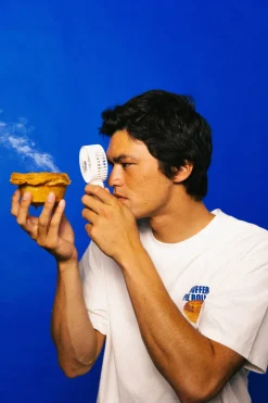PIE BLOWER FAN CHALK