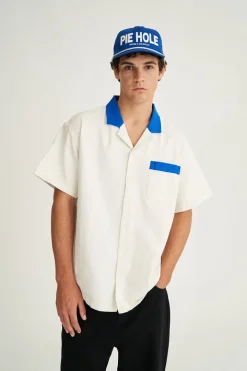 PIE-ROLLA STRIKE SHIRT CHALK