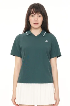 PIQUE SS POLO GOLF GREEN