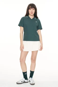 PIQUE SS POLO GOLF GREEN