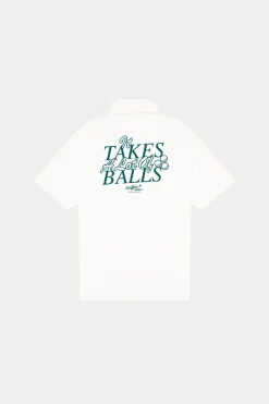 PIQUE SS POLO/BALLSY CHALK