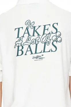 PIQUE SS POLO/BALLSY CHALK
