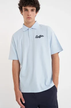 PIQUE SS POLO/CAN'T DENY CLUB BLUE