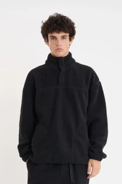 POLAR FLEECE PULLOVER BLACK