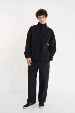 POLAR FLEECE PULLOVER BLACK