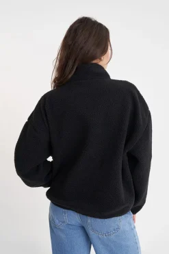 POLAR FLEECE PULLOVER BLACK