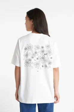 RELAX TEE 190/PETALS CHALK