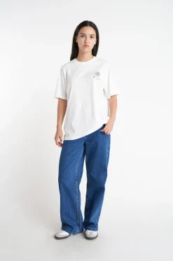 RELAX TEE 190/PETALS CHALK