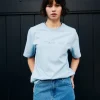 RELAX TEE/COPYWRITE Y2K BLUE