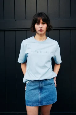 RELAX TEE/COPYWRITE Y2K BLUE
