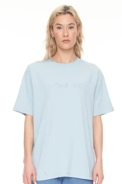 RELAX TEE/COPYWRITE Y2K BLUE