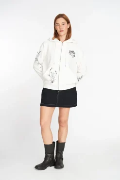 RELAX ZIP HOOD 350/FREEHAND CHALK