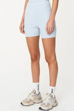 RIB BIKE SHORT BLUE HAZE