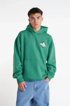 SATURDAY HOOD/HOME IS PALM GREEN