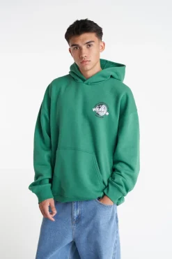 SATURDAY HOOD/HOME IS PALM GREEN