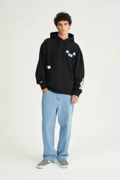 SATURDAY HOOD/LEADERBOARD BLACK
