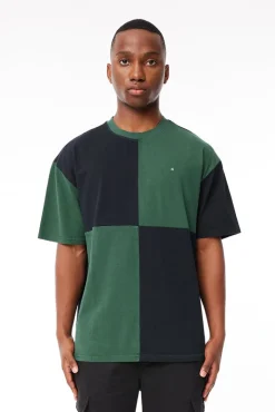 SEGMENT FREE TEE GREEN/BLACK