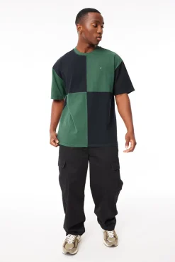 SEGMENT FREE TEE GREEN/BLACK