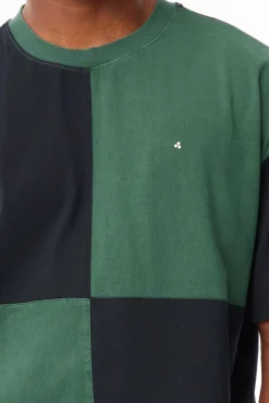 SEGMENT FREE TEE GREEN/BLACK