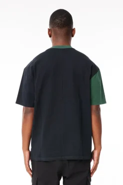 SEGMENT FREE TEE GREEN/BLACK