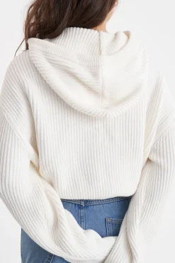 SIGNATURE KNIT HOOD ICE